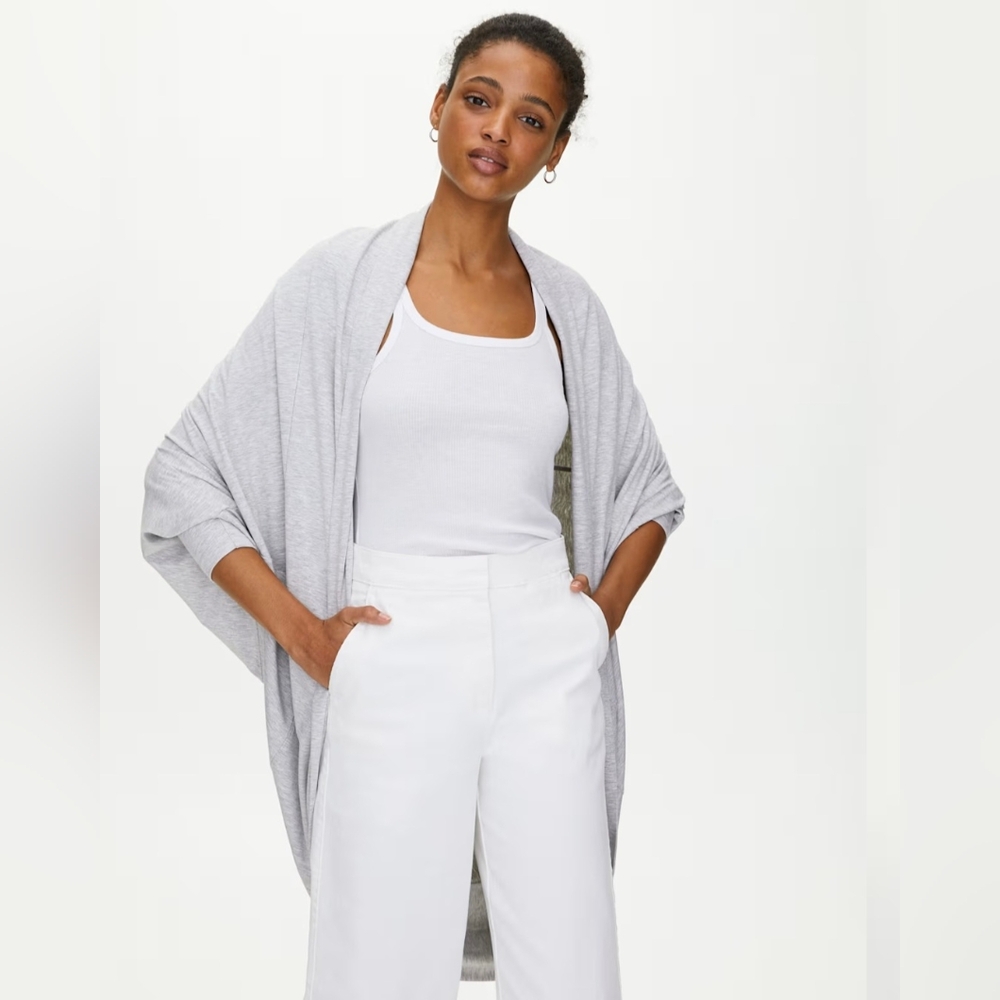 Babaton The Group Black Women's Cocoon Cardigan Sz M/L